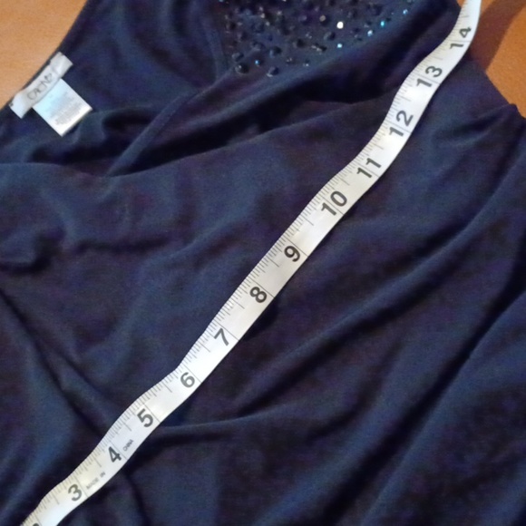 🌺Cache Blue Asymmetrical Ruched Dress - Picture 3 of 12